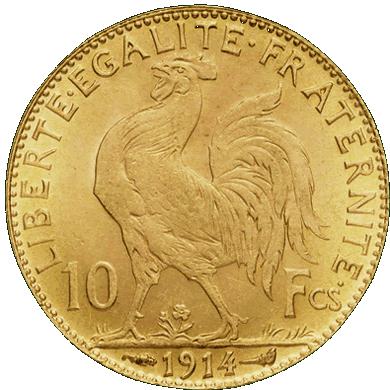 Effigie - 10 francs Napoleon Or Pile Effigie - 10 francs Napoleon Or Pile