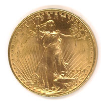 Effigie 20 $ US Pile, Liberty Liberté branche d