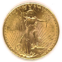 Effigie 20 $ US Pile, Liberty Liberté branche d