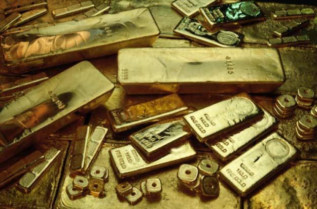 Table pleine lingots or