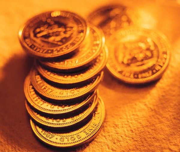 gold-coins piece or