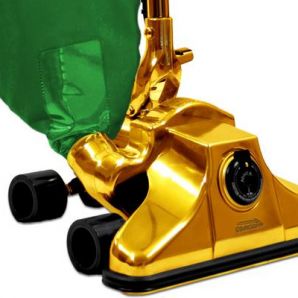 L’aspirateur plaqué or