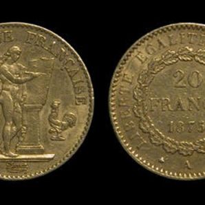 Pièces d’or : Le 20 Francs Génie