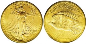 pièce d'or Liberty 20 dollars