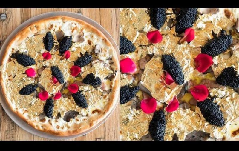 Industry Kitchen lance une pizza en or