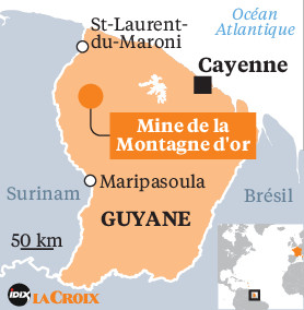 Guyane Etat de l'or
