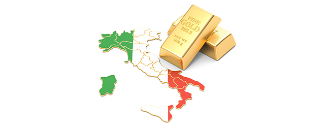 Changement d'orientation politique en Italie, quelle influence sur le cours de l'or ?