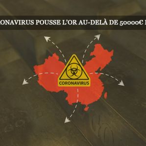 Le coronavirus pousse le prix de l’or au-delà de 50 000 euros le kilo