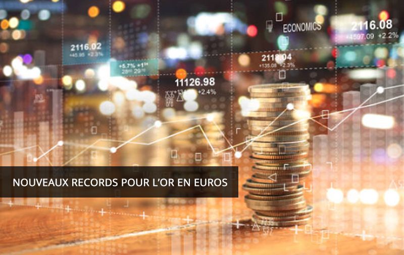 Nouveau records pour l'or en euros 17/02/2020