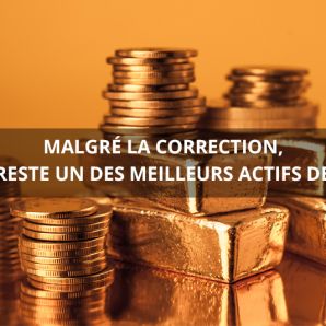 Malgré la correction, l’or reste un des meilleurs actifs de 2020