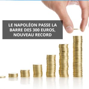 Le Napoléon passe la barre des 300 euros, nouveau record