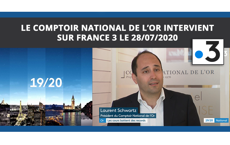 Le Comptoir National de l'Or sur France 3 le 28/07/2020