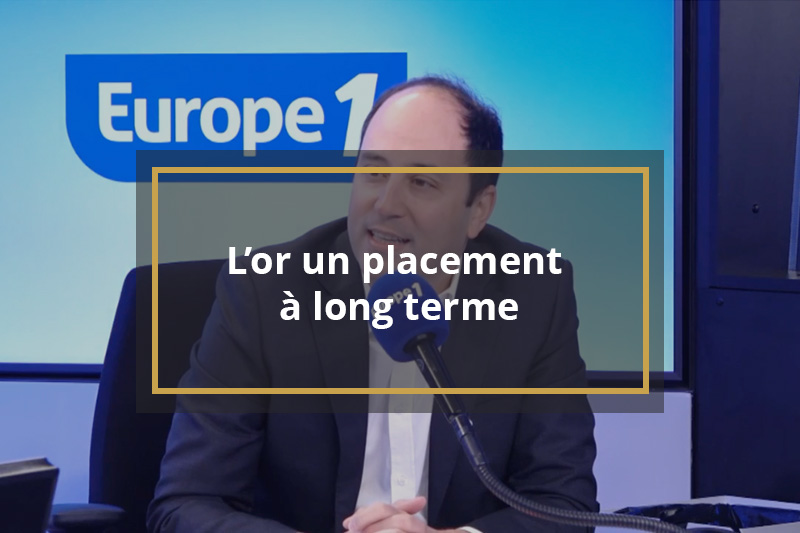 placement or -Interview de Laurent Schwartz sur Europe 1 – L'or est un placement à long terme