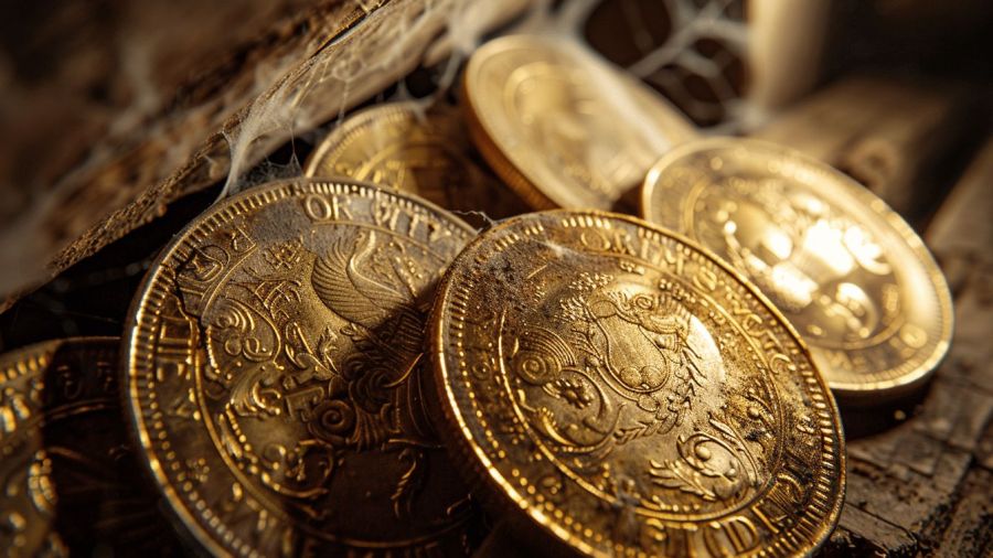 Les vieilles pièces d’or retrouvées dans un grenier : une fortune cachée pleine d’émotion.