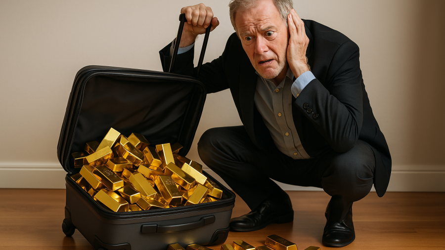 stocker son or chez soi