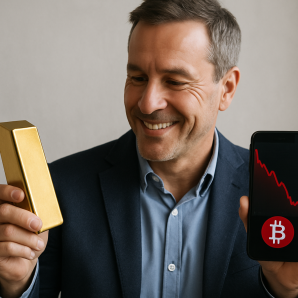 Les cryptos chutent, l’or flambe : un signal que les épargnants ne doivent pas ignorer