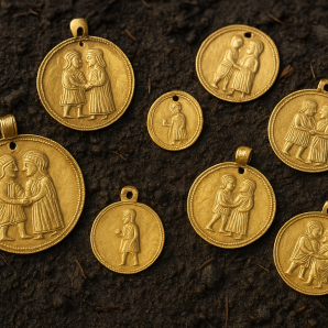 Découverte d&rsquo;un trésor archéologique incroyable : sept amulettes en or vieilles de 1 500 ans découvertes en Norvège