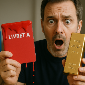 Votre argent fond sur les livrets… pendant que l’or attire de plus en plus d’épargnants