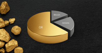 Cours de l’or : au-dessus des actions et du bitcoin
