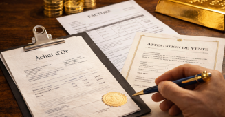 Achat d’or : les 3 documents à conserver pour revendre sans perdre