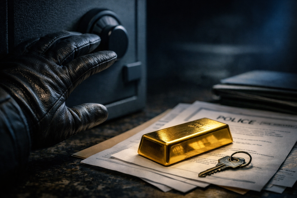 Cambriolage et or : ce que les assureurs exigent vraiment - Gold.fr