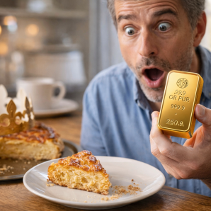 Des lingotins dans des galettes des rois : ce que cela révèle de notre rapport à l’or
