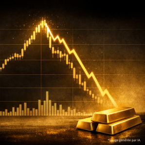 Cours de l’or : envolée spectaculaire et chute brutale