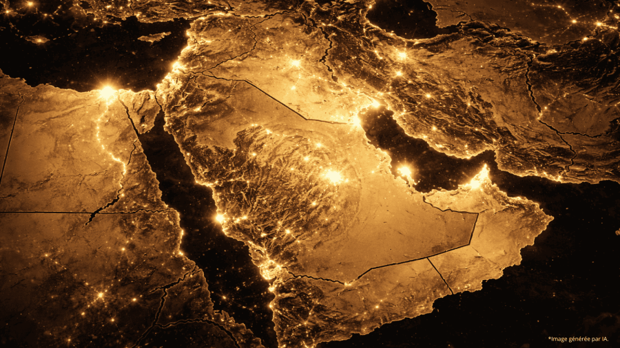 carte du moyen-orient